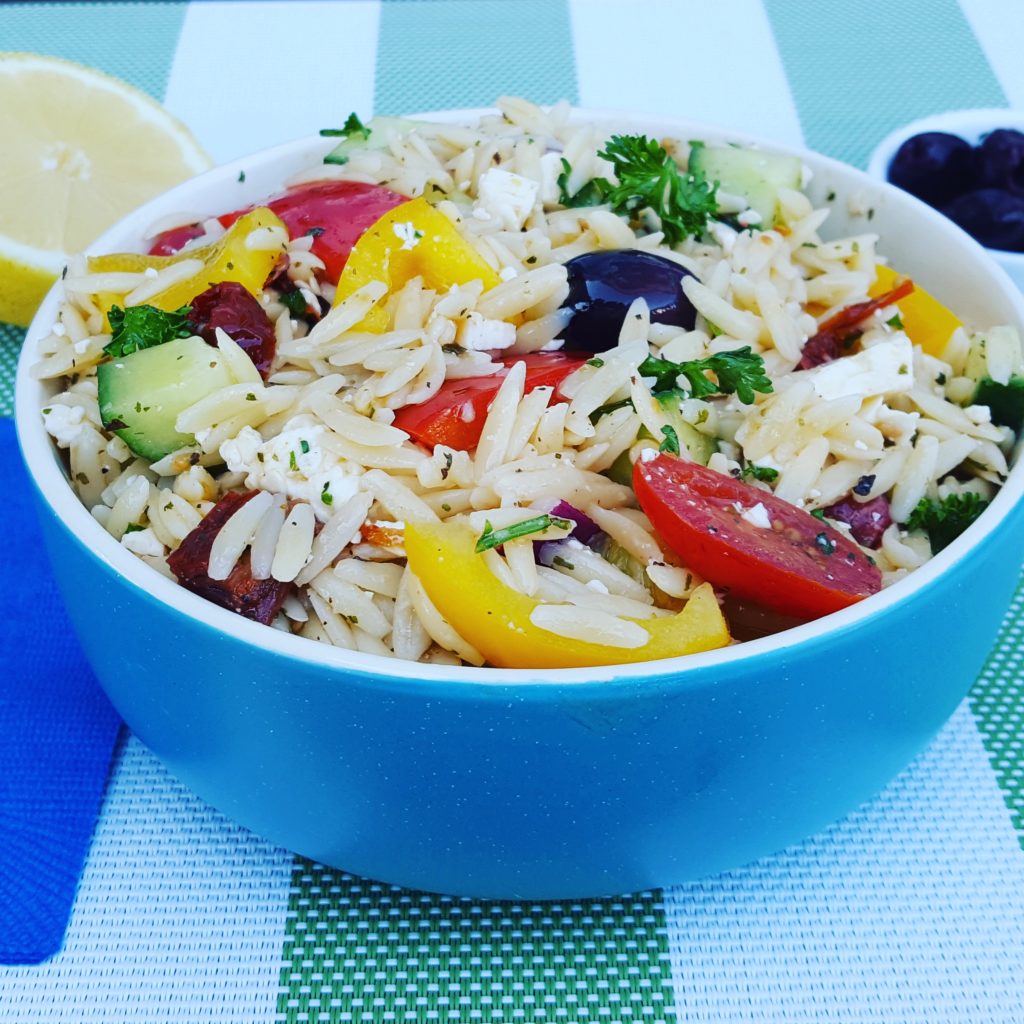 Salade D Orzo La Grecque Les Saveurs De Marie