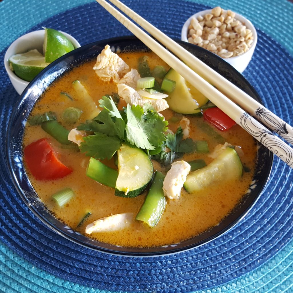 Soupe thaï au poulet Les Saveurs de Marie Soupe thaï au poulet Les Saveurs de Marie